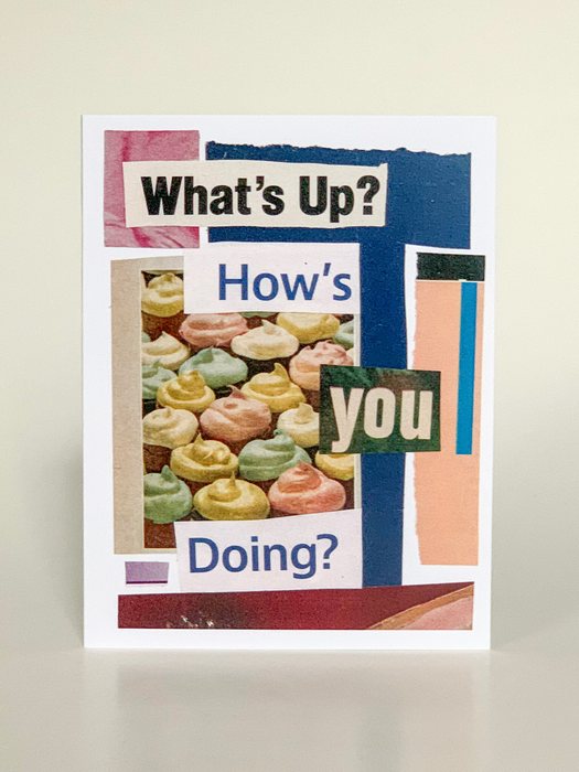 What's Up? How's You Doing? (blank inside) 6 pack