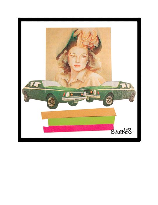 2 green cars