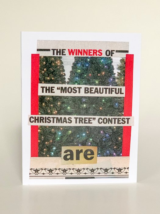 The Winners of the "Most Beautiful Christmas Tree" Contest Are