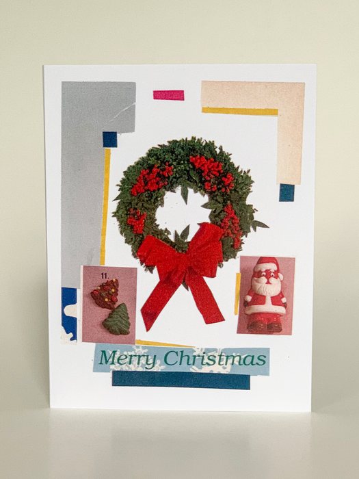 Merry Christmas (blank inside) 6 pack (005)