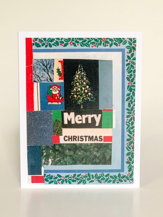 Merry Christmas (blank inside) 6 pack (002)