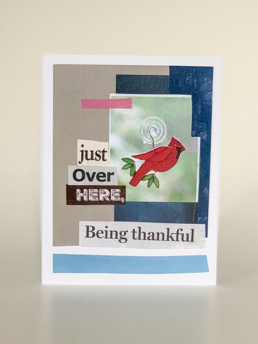 Just Over Here Being Thankful