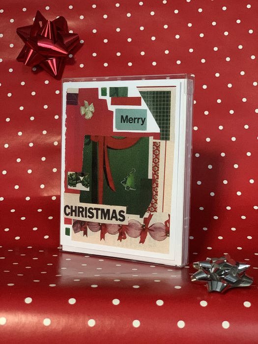 Merry Christmas (blank inside) 6 pack (001)
