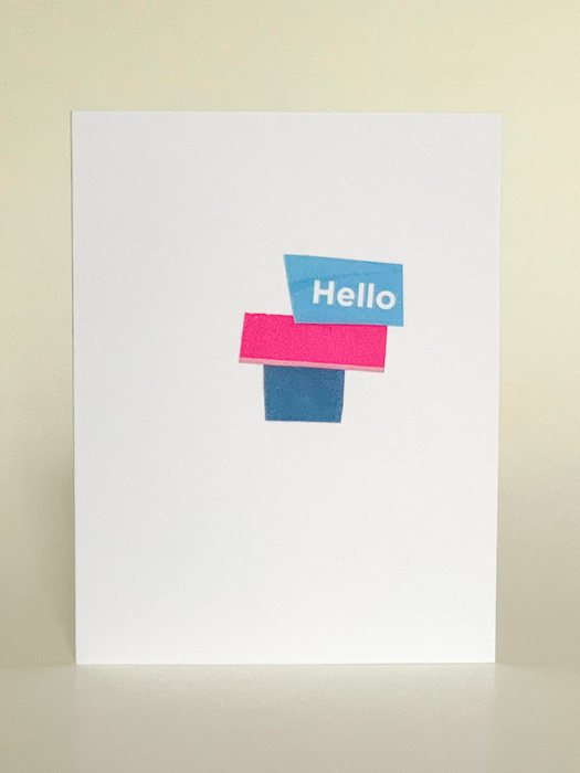 Hello (blank inside) 6 pack