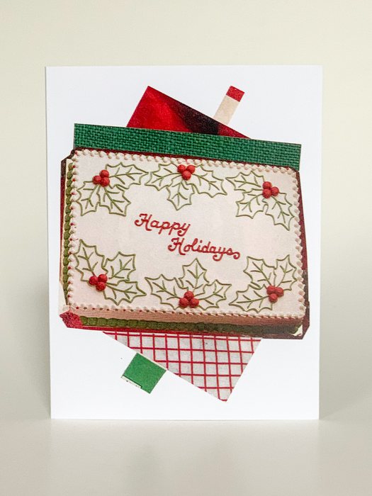 Happy Holidays (blank inside) 6 pack (006)