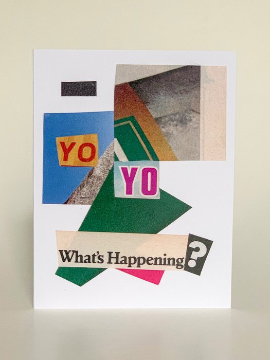 Yo Yo What's Happening? (blank inside) 6 pack